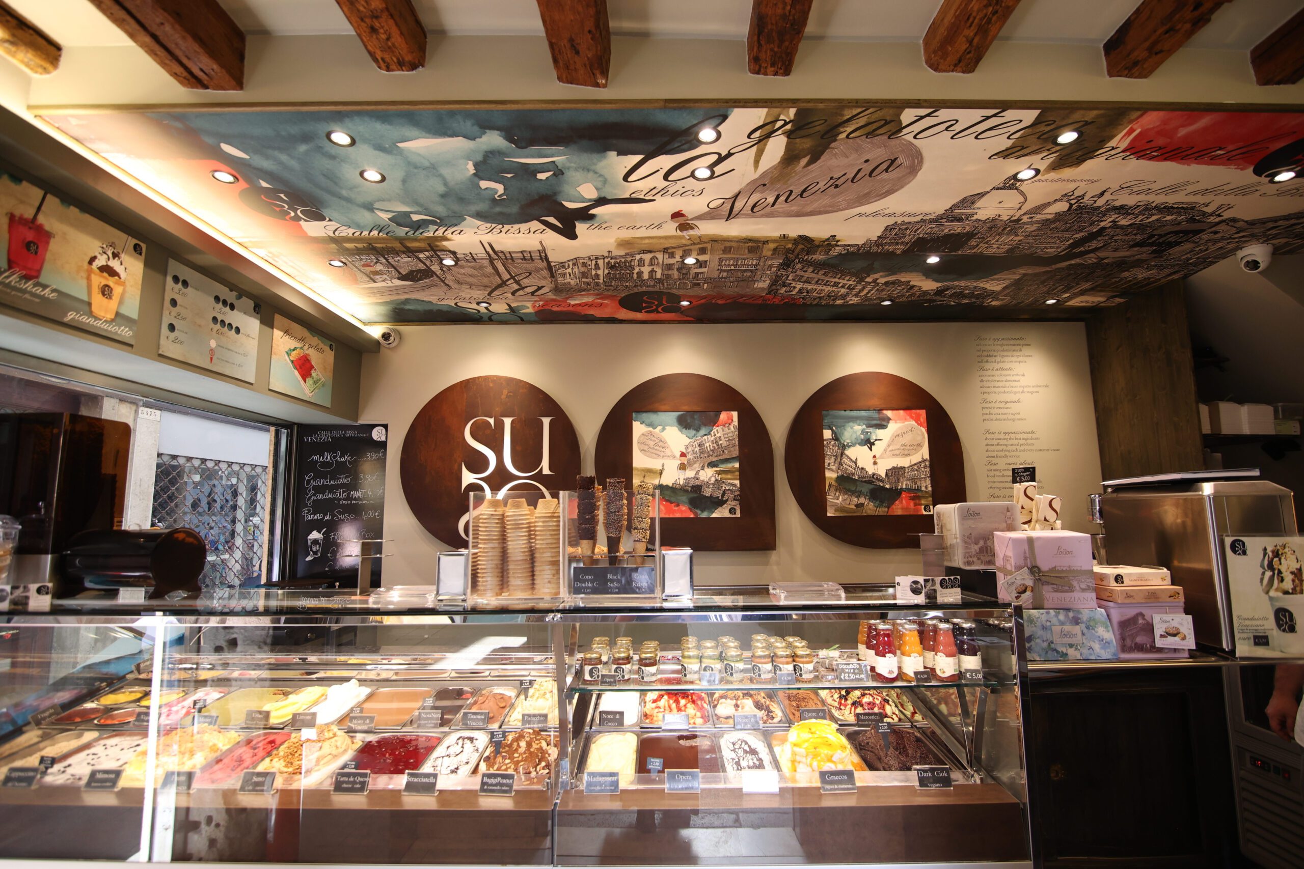 Vetrina Gelatoteca Suso